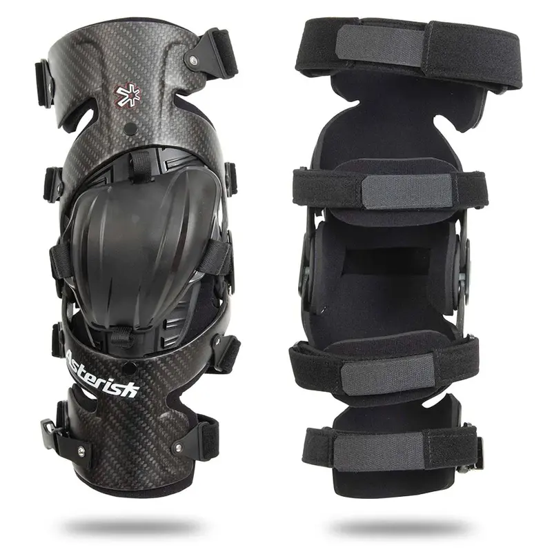 Asterisk Carbon Cell 1.0 Knee Braces 1