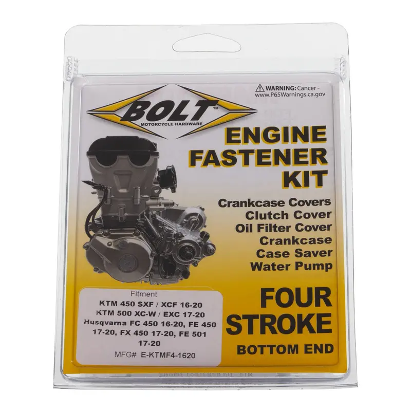 Bolt Engine Fastener Kit Ktm 450 Exc '17-'22 (4-Stroke) 1