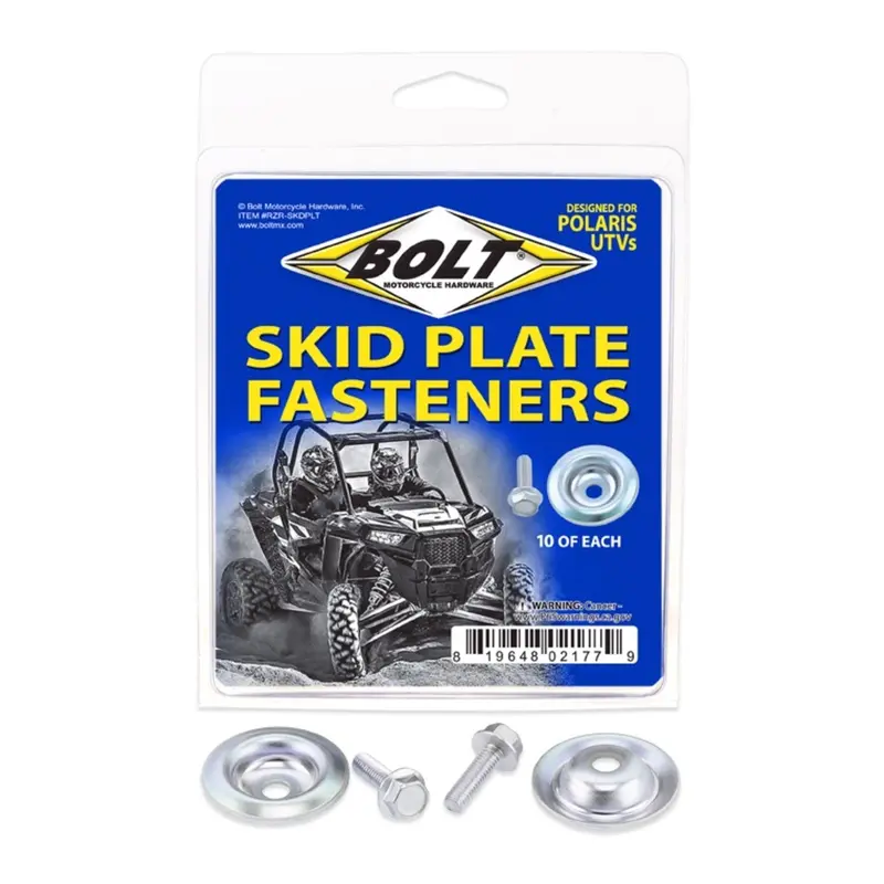 Bolt Utv Skid Plate Fasteners Washer / Bolt - Rzr Skid (20 Ea) 1
