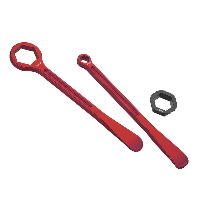 Combo Axle Tire Wrench Lever Set  Euro Kit 32Mm 27Mm Axles. 0Mm 13Mm Axles Adjuster And Rim Lock Nut 1