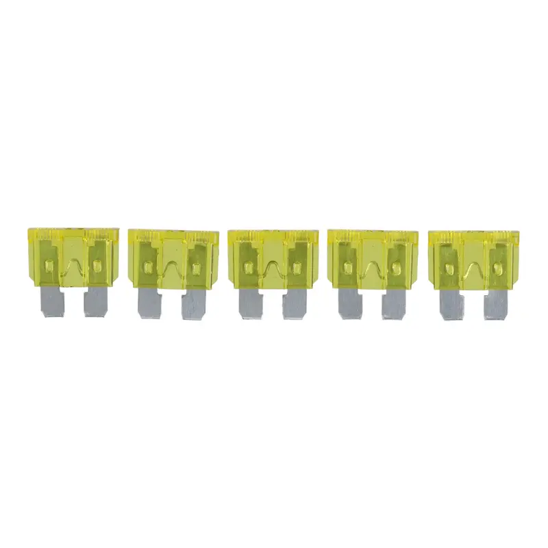 Fuse 20A Blade - Yellow (Packet Of 5) 1