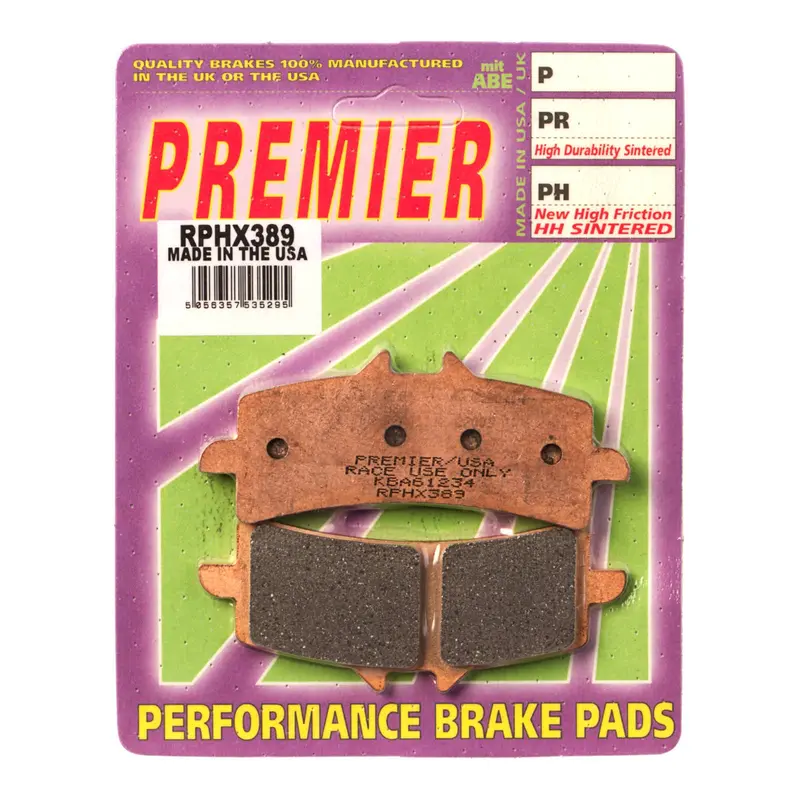 Premier Brake Pads - Rphx Sintered Racing Only 1
