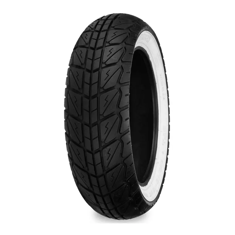 Shinko Sr723 130/70-12 Rear Tubeless Scooter Tyre (White Wall) 1