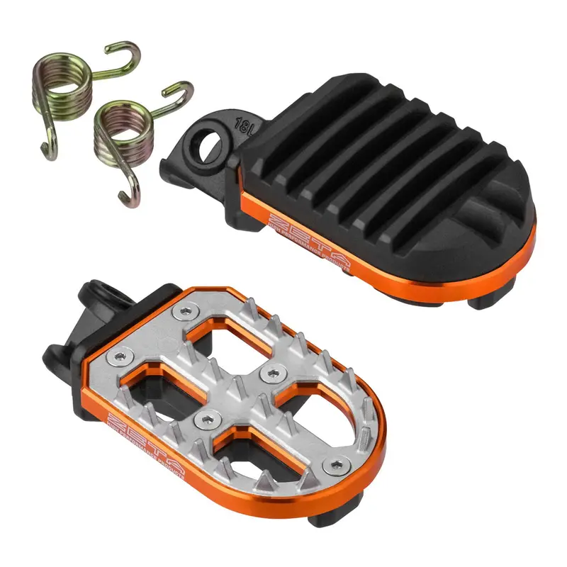 Zeta Adventure Foot Pegs Ktm – Orange 1