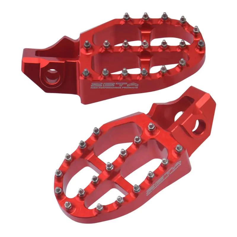 Zeta Aluminium Footpegs Gasgas Mc/Ec - Red 1