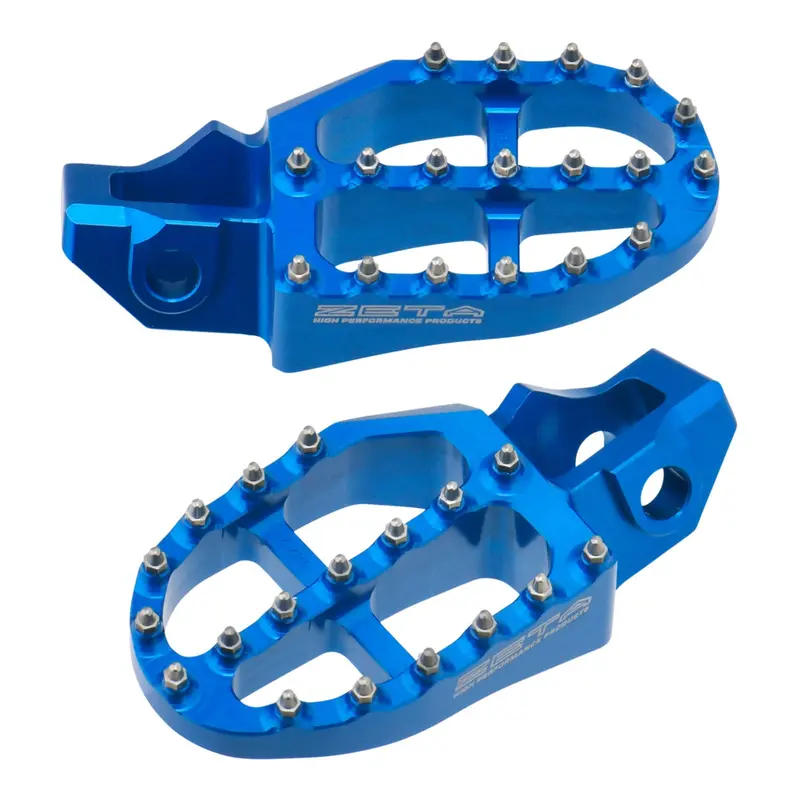 Zeta Aluminium Footpegs Husqvarna Mx/Ed Sx '16- H-Blue 1