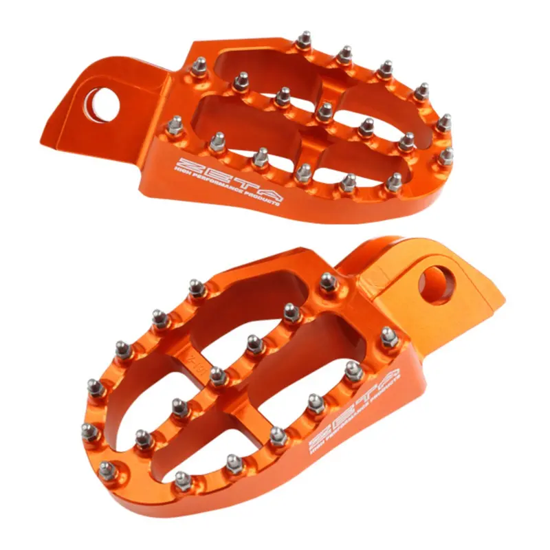 Zeta Aluminium Footpegs Ktm Sx -'15 - Orange 1