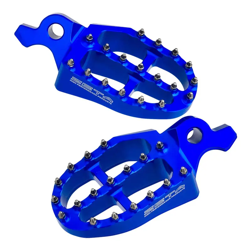 Zeta Aluminium Footpegs Yz '23- Blue 1