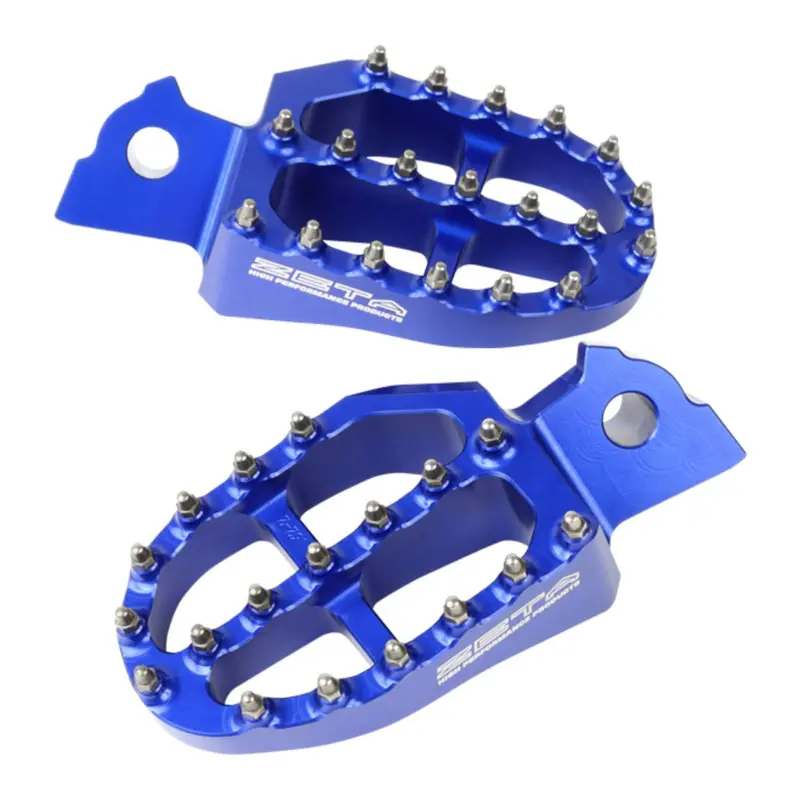 Zeta Aluminium Footpegs Yzf250-450 / Yz125-250 - Blue 1