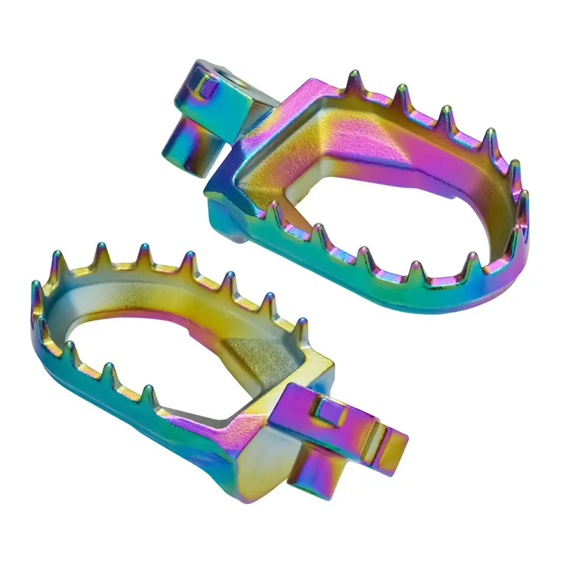 Zeta Max Foot Pegs 2-Stroke Yamaha Yz - Oil Slick 1
