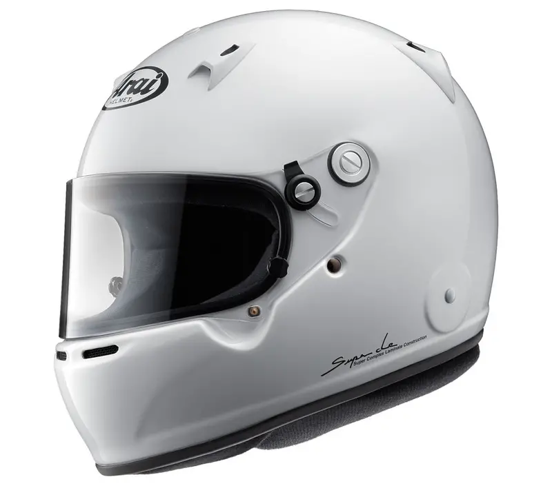 Arai Gp-5W Full-Face Motorcycle Helmet – White, Size M6 (Small) 1