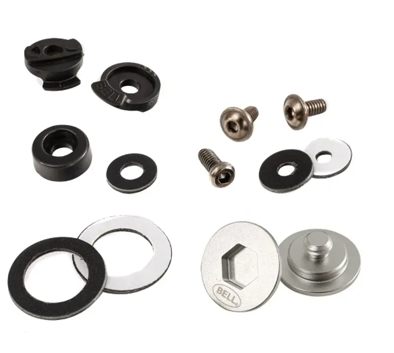 Bell Helmets Pivot Kit Silver Se07 Motorcycle Helmet System (2020074) 1