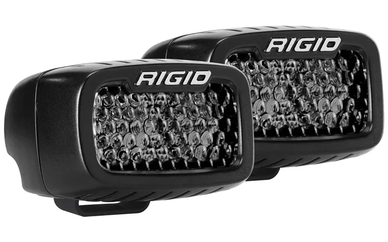 Rigid Industries Sr-M Pro Midnight Surface-Mount Led Spot Pair – Model 902513Blk 1