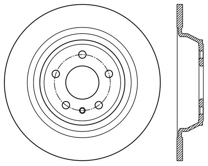 Stoptech Sport Slotted Brake Rotor – Rear Right Position (126.61103Sr) 1
