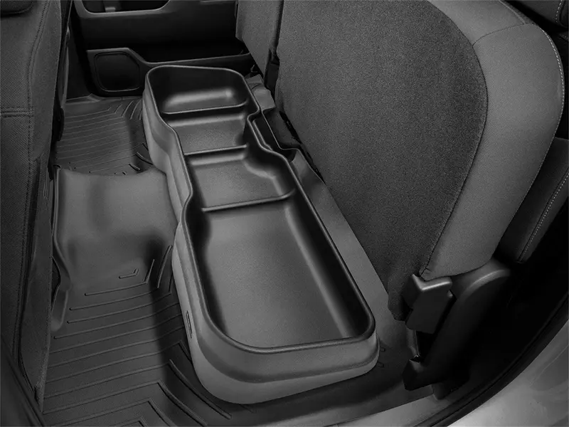 Weathertech 4S018 Black Under-Seat Storage Organizer 1