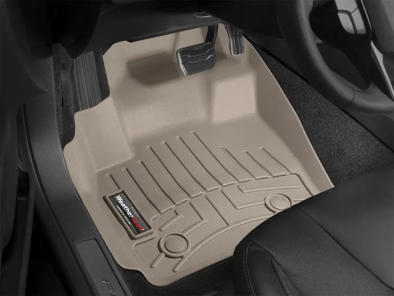 Weathertech Digitalfit Front Row Floor Liners – Tan, Precision Trimmed For Exact Fit 1