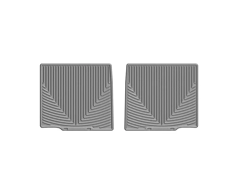 Weathertech W231Gr All-Weather Rear Floor Mats – Durable Gray Trim-To-Fit Liners 1